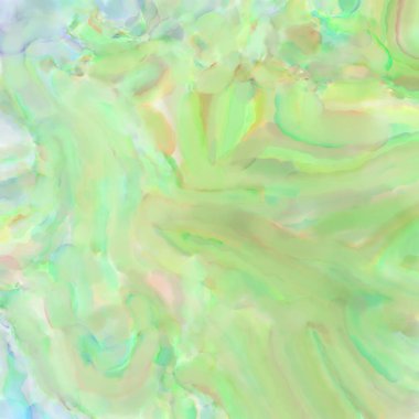 Pastel renklerde suluboya resim. Poster, duvar sanatı, afiş, kart, kitap kapağı ya da ambalaj için rahatlatıcı kompozisyonun yumuşak renkli çizimi. Modern fırça darbeleri resim.