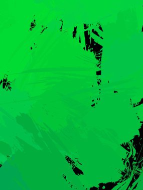 Vahşi fırça darbeleriyle yaratıcı soyut resim. Artistik fırça darbeleriyle donatılmış. Renkli ve canlı bir tasvir. Boyalı sanat.