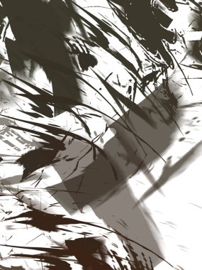 Renkli fırça darbelerinin soyut arkaplanı. fırçalanmış canlı duvar kağıdı. resmedilmiş sanat eseri. Eşsiz ve yaratıcı illüstrasyon.