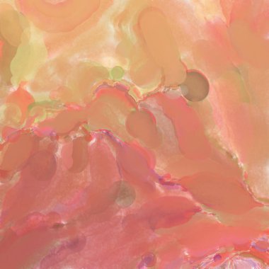 Çağdaş sanat. El işçiliğinin renkli dokusu. Modern resim. Yüzeyde suluboya vuruşlar. Sanatsal arkaplan resmi. Tablo üzerinde soyut resim. Fırça darbeleri. 