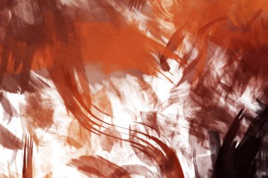 Sanatsal soyut arkaplan. Doku boyalı duvar kağıdı. Boya darbeleriyle yaratıcı bir illüstrasyon. Fırça desenli resim.