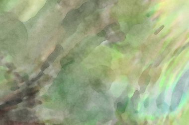 Yumuşak suluboya duvar kağıdı. Hafifçe fırçalanmış renkleri olan sanatsal bir resim. Pastel renkler arkaplana dokunmuş. Soyut duvar sanatı..