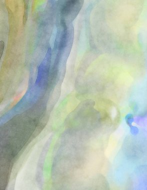 2D çizim. Sanatsal arkaplan resmi. Tablo üzerinde soyut resim. Çağdaş sanat. El yapımı resim. Renkli doku. Modern sanat eserleri. Yüzeyde suluboya fırça darbeleriyle boyama.