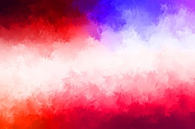 Modern sanat. Taranmış Boyalı Soyut Arkaplan. Fırça darbesi ile boyanmış. Boya darbeleri. 2B Görüntü.