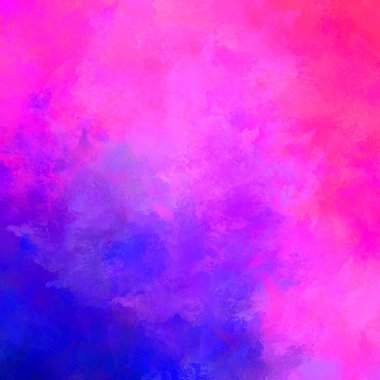 Canlı fırça darbeleriyle boyanmış. Renkli desenli resim. Fırçalanmış duvar kağıdını boya.