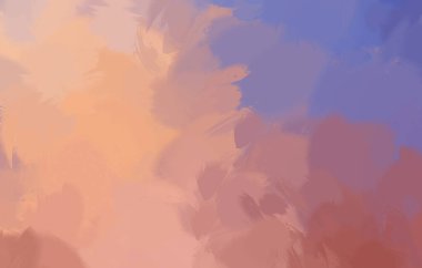 Vahşi fırça darbeleri. Taranmış Boyalı Soyut Arkaplan. Fırça darbesi ile boyanmış. Boya darbeleri. 2B Görüntü.