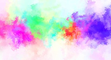 Taranmış Boyalı Soyut Arkaplan. Fırça darbesi ile boyanmış. Sanatsal canlılık ve renkli duvar kağıdı.