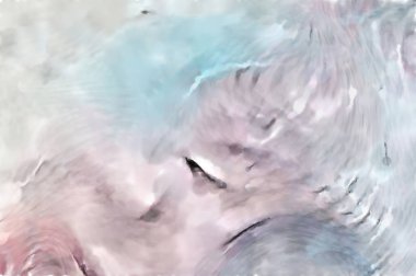 Modern sanat. Renkli çağdaş sanat eserleri. Renkli boya darbeleri. Soyut arkaplanda fırça darbeleri. fırça boyası.