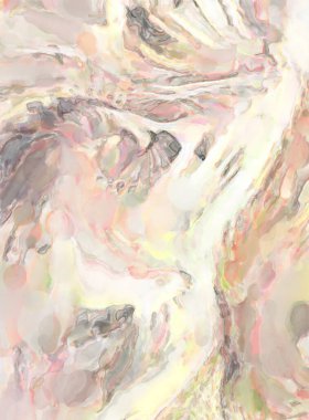 Çağdaş sanat. El yapımı resim. Modern sanat eserleri. Yüzeyde suluboya fırça darbeleriyle resim yapmak. 2D çizim. Sanatsal arkaplan resmi. Tablo üzerinde soyut resim. Renkli doku.