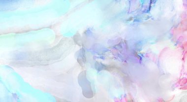 Taranmış Boyalı Soyut Arkaplan. Fırça darbesi ile boyanmış. Boya darbeleri. 2B Görüntü.