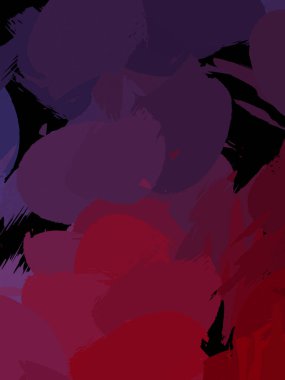 Duvar sanatı Eşsiz ve yaratıcı illüstrasyon. Fırça darbesi ile boyanmış. Renkli fırça darbelerinin soyut arkaplanı. Fırçalanmış canlı duvar kâğıdı. Boyalı sanatsal yaratım.