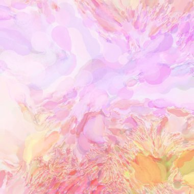 Soyut doku. Yüzeyde etkileyici el yapımı suluboya. Suluboya fırça darbeleri. Modern sanat. Çok renkli arkaplan. Çağdaş duvar sanatı. Renkli bir fon. 2d illüstrasyon.