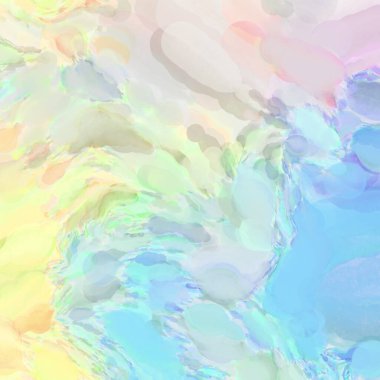 El yapımı sürreal soyut desenli suluboya. Modern sanatsal resim. 2D çizim. Arkaplan boyası karışımı. Yaratıcı duvar sanatı. Çağdaş sanat.