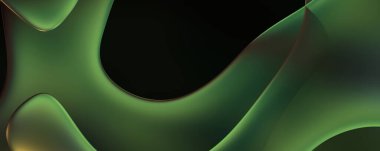 Soyut arkaplan. Değişken renk değişim dalgaları, dinamik hareketlerle. Işık dalgalarının neon renkli soyut tasarımı. Duvar kağıdı, afiş, arkaplan, kart, kitap illüstrasyonu, web sitesi.