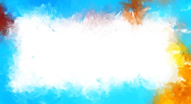 Modern sanat. Taranmış Boyalı Soyut Arkaplan. Fırça darbesi ile boyanmış. Boya darbeleri. 2B Görüntü