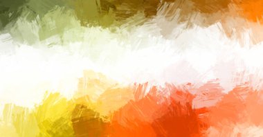 Modern sanat. Taranmış Boyalı Soyut Arkaplan. Fırça darbesi ile boyanmış. Boya darbeleri. 2B Görüntü.