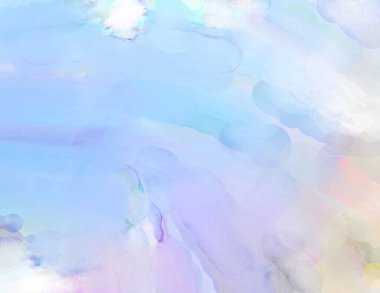 2D çizim. Sanatsal arkaplan resmi. Tablo üzerinde soyut resim. Çağdaş sanat. El yapımı resim. Renkli doku. Modern sanat eserleri. Yüzeyde suluboya fırça darbeleriyle boyama.