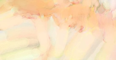 Pastel renklerde suluboya resim. Poster, duvar sanatı, afiş, kart, kitap kapağı ya da ambalaj için rahatlatıcı kompozisyonun yumuşak renkli çizimi. Modern fırça darbeleri resim.