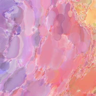 Soyut doku. Yüzeyde etkileyici el yapımı suluboya. Suluboya fırça darbeleri. Modern sanat. Çok renkli arkaplan. Çağdaş duvar sanatı. Renkli bir fon. 2d illüstrasyon.