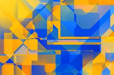 Dinamik bileşime sahip minimalist düz stil içinde modayı takip eden geometrik soyut arkaplan. 