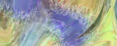 Poster, duvar sanatı, afiş, kart, kitap kapağı veya ambalaj için pastel renkli suluboya resim. Alkol mürekkebini andıran rahatlatıcı fırça darbelerinin modern resmi.