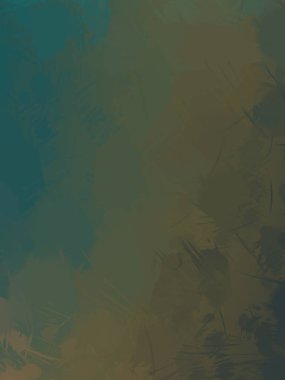 Vahşi fırça darbeleri. Taranmış Boyalı Soyut Arkaplan. Fırça darbesi ile boyanmış. Boya darbeleri. 2B Görüntü.