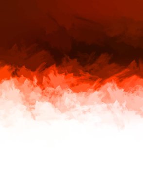 Renkli fırça darbelerinin 2D çizimi. Dekoratif desenli resim. canlı boya desenli arkaplan.