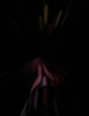 Işık parçacık izleri. Parlayan parçacıkları ve çizgileri olan ışık patlaması yıldızı. Güzel hareketli soyut ışın arkaplanı.