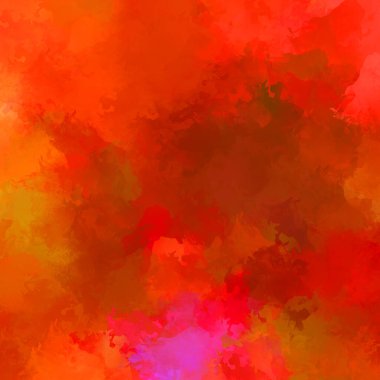 Yaratıcı soyut resim. Artistik fırça darbeleriyle donatılmış. Renkli ve canlı bir illüstrasyon. boyalı sanat.