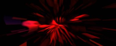 Işık parçacık izleri. Parlayan parçacıkları ve çizgileri olan ışık patlaması yıldızı. Güzel hareketli soyut ışın arkaplanı.