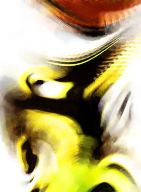 Modern sanat. Renkli çağdaş sanat eserleri. Renkli boya darbeleri. Soyut arkaplanda fırça darbeleri. fırça boyası.