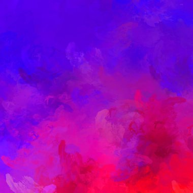 Duvar sanatı Eşsiz ve yaratıcı illüstrasyon. Fırça darbesi ile boyanmış. Renkli fırça darbelerinin soyut arkaplanı. Fırçalanmış canlı duvar kâğıdı. Boyalı sanatsal yaratım.