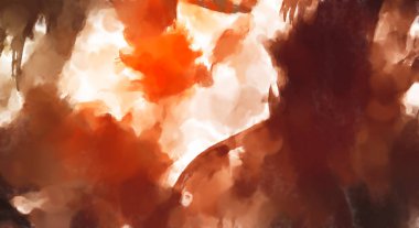 El yapımı sürreal soyut desenli suluboya. Modern sanatsal resim. 2D çizim. Arkaplan boyası karışımı. Yaratıcı duvar sanatı. Çağdaş sanat