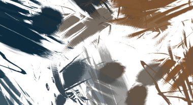 Renkli fırça darbelerinin soyut arkaplanı. fırçalanmış canlı duvar kağıdı. resmedilmiş sanat eseri. Eşsiz ve yaratıcı illüstrasyon.