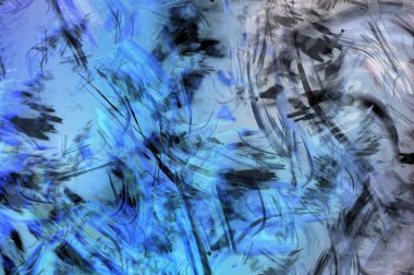 Modern sanat. Taranmış Boyalı Soyut Arkaplan. Fırça darbesi ile boyanmış. Boya darbeleri. 2B Görüntü