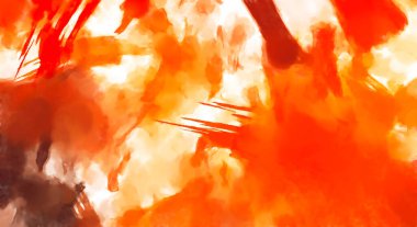 El yapımı sürreal soyut desenli suluboya. Modern sanatsal resim. 2D çizim. Arkaplan boyası karışımı. Yaratıcı duvar sanatı. Çağdaş sanat