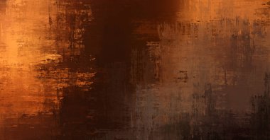 Çapraz vahşi fırça darbeleriyle arka plan. Renkli ve canlı bir tasvir. Boyalı sanat. Yaratıcı soyut resim.