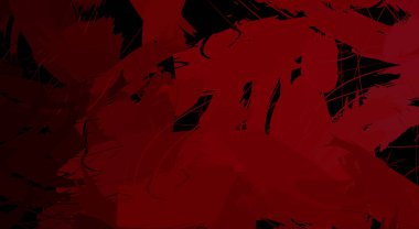 Canlı fırça darbeleriyle boyanmış. Renkli desenli resim. Fırçalanmış duvar kağıdını boya.