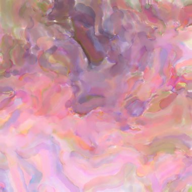 El yapımı sürreal soyut desenli suluboya. Modern sanatsal resim. 2D çizim. Arkaplan boyası karışımı. Yaratıcı duvar sanatı. Çağdaş sanat.