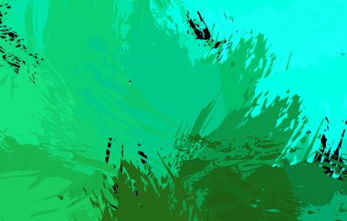 Sanatsal soyut arkaplan. Doku boyalı duvar kağıdı. Boya darbeleriyle yaratıcı bir illüstrasyon. Fırça desenli resim.