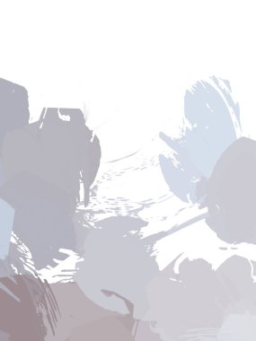 Taranmış Boyalı Soyut Arkaplan. Vahşi kaotik fırça darbeleri. Boya darbeleri. 2D İllüstrasyon. Fırça darbeli resim. 