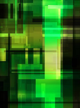 Fütürist soyut geometrik duvar kağıdı. Geometrik renkli şekiller. Dikdörtgen şekilli arka plan. Bir teknolojinin dijital illüstrasyonuName.