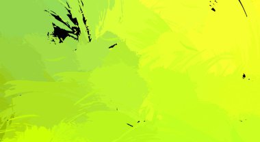 Canlı fırça darbeleriyle boyanmış. Renkli desenli resim. Fırçalanmış duvar kağıdını boya.