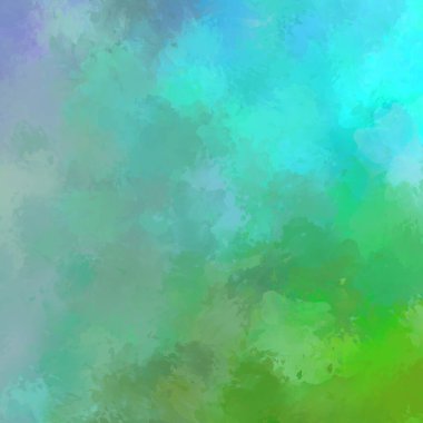 Canlı fırça darbeleriyle boyanmış. Renkli desenli resim. Fırçalanmış duvar kağıdını boya.