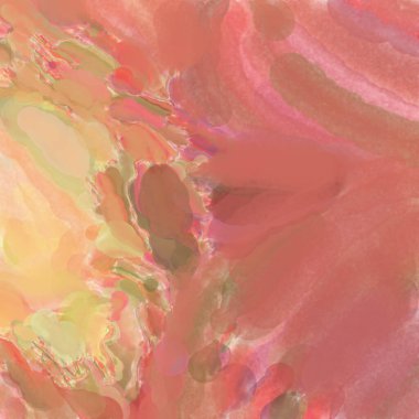 Soyut doku. Yüzeyde etkileyici el yapımı suluboya. Suluboya fırça darbeleri. Modern sanat. Çok renkli arkaplan. Çağdaş duvar sanatı. Renkli bir fon. 2d illüstrasyon.