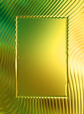 Soyut çerçeveli arkaplan. Renkli, canlı, dalgalı bir duvar kağıdı. Merkezi çerçeveli yaratıcı grafik 2d çizim. Dinamik şekilli modaya uygun sıvı örtüsü.