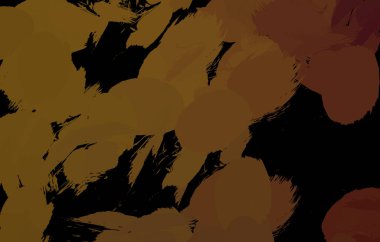 Vahşi fırça darbeleriyle yaratıcı soyut resim. Artistik fırça darbeleriyle donatılmış. Renkli ve canlı bir tasvir. Boyalı sanat.