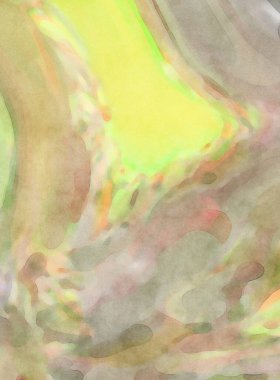 El yapımı sürreal soyut desenli suluboya. Modern sanatsal resim. 2D çizim. Arkaplan boyası karışımı. Yaratıcı duvar sanatı. Çağdaş sanat