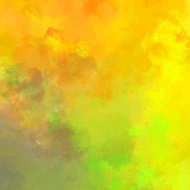 Canlı fırça darbeleriyle boyanmış. Renkli desenli resim. Fırçalanmış duvar kağıdını boya.