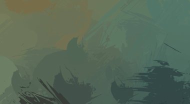 Fırça darbesi ile boyanmış. Sanatsal canlılık ve renkli duvar kâğıdı. Kaotik resim. Taranmış Boyalı Soyut Arkaplan. 